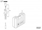 Bosch 3 611 B69 070 GBH 5-40 D Rotary Hammer 240 V / GB Spare Parts GBH5-40D